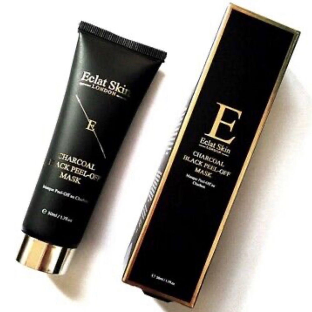 ECLAT SKIN LONDON Charcoal Black Peel-Off Mask New In Box Sealed
